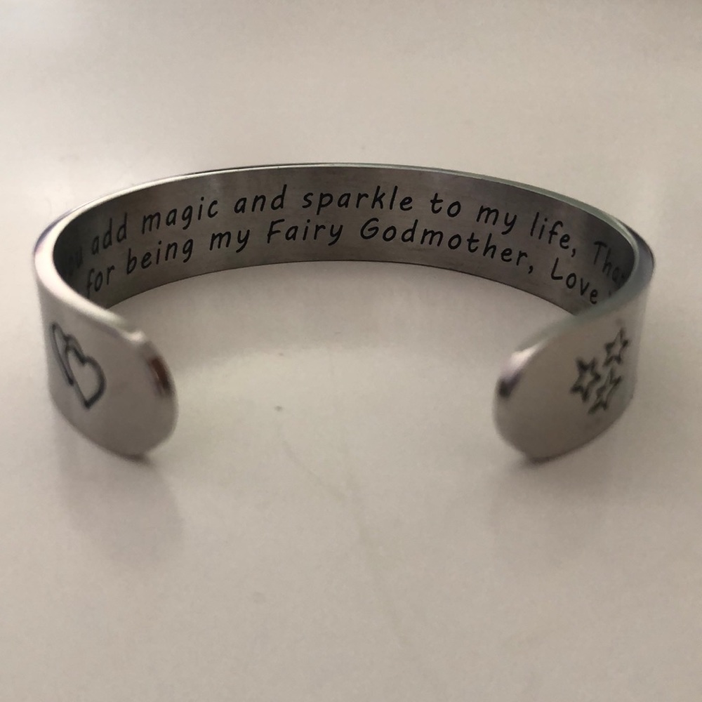 Silver Godmother bracelet
